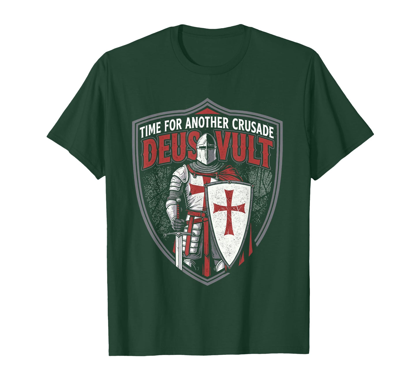 Time for Another Crusade Deus Vult Knights Templar Crusades T-Shirt