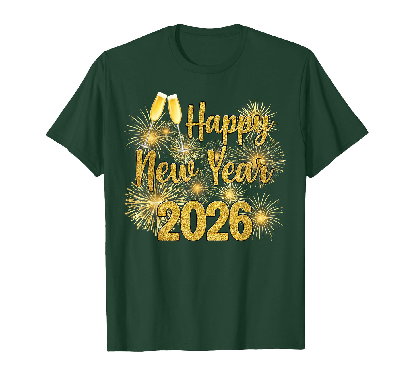 Celebration Happy New Year Eve 2026 Party Men Women T-Shirt