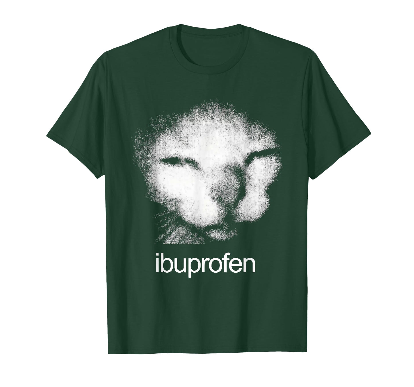 Funny Ibuprofen Cat Meme with Cringe Ugly Feline Face T-Shirt