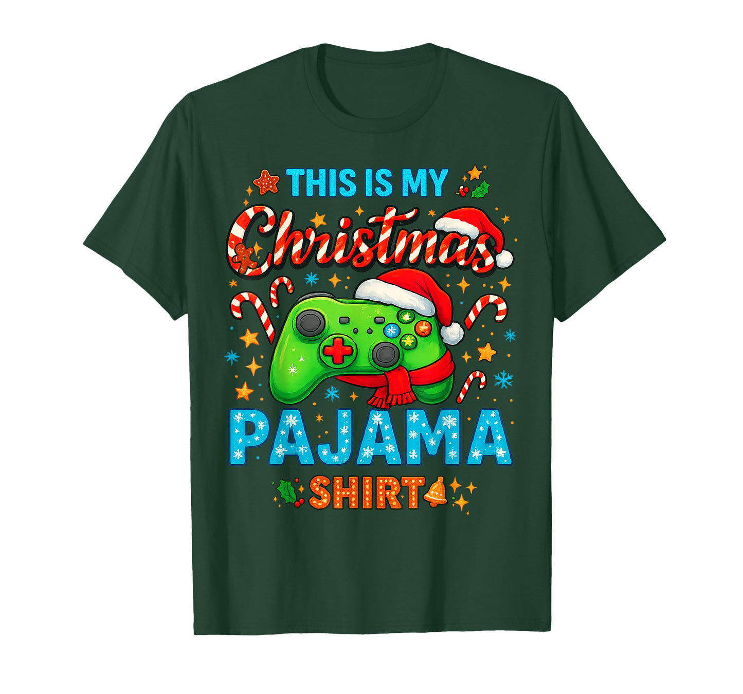 This is My Christmas Pajama Video Game Gamer Boys Teens T-Shirt