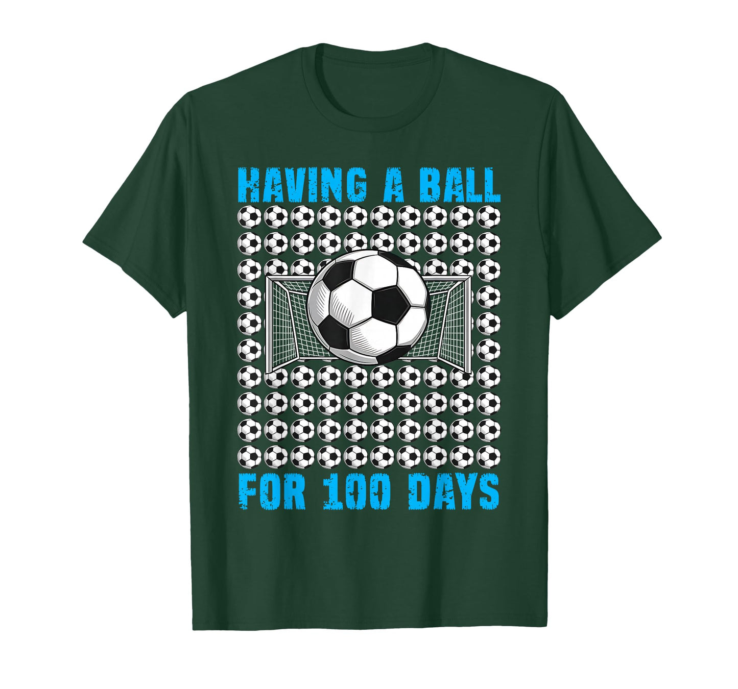 Having a Ball for 100 Days of School Soccer 100th Day Boys T-Shirt