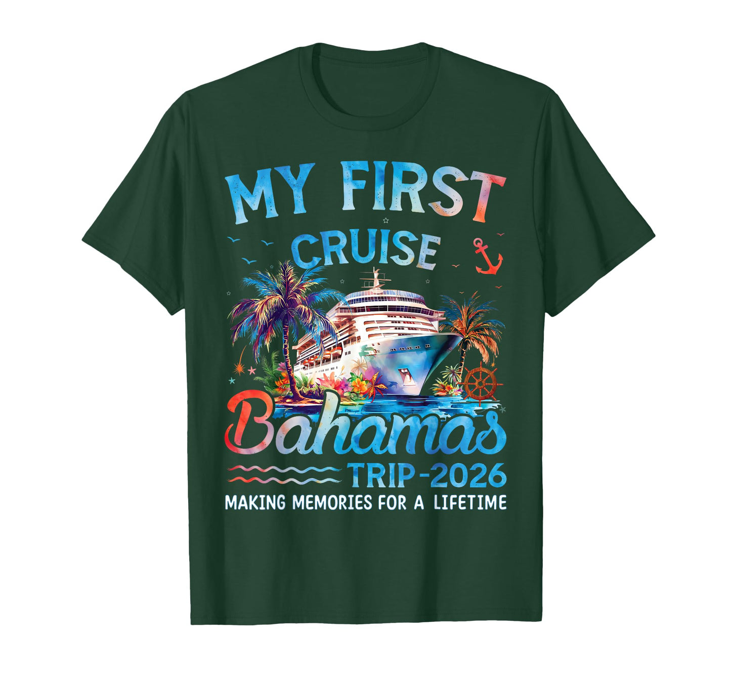 My First Cruise Bahamas Trip 2026 Family Matching Vacation T-Shirt