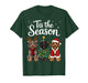 Tis The Season Aussiedoodle Christmas Santa Dog Lover T-Shirt