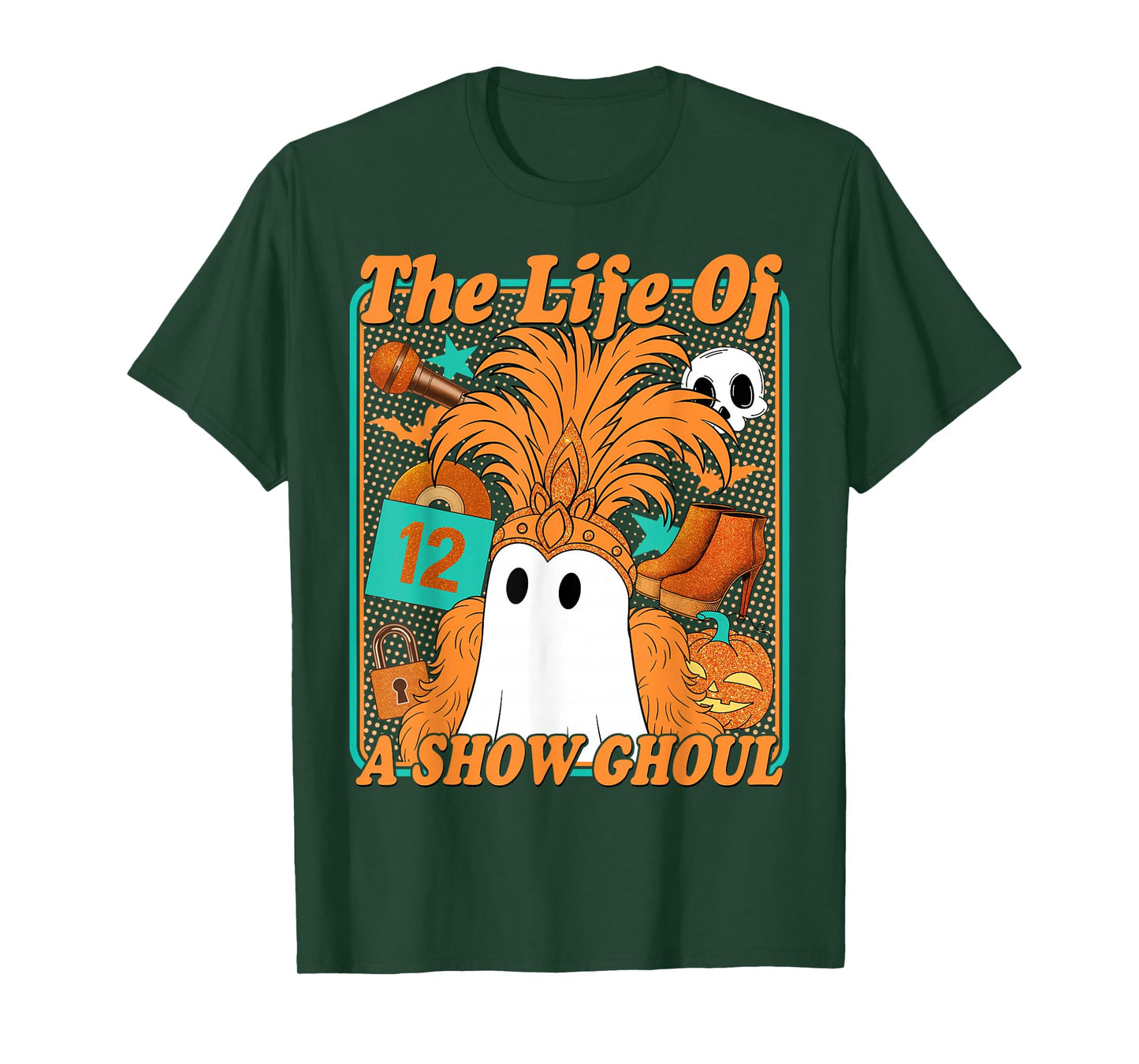 The Life of A Showghoul Show Ghoul Funny Halloween T-Shirt
