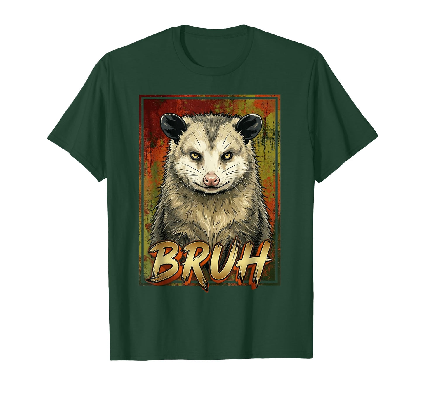 Funny Opossum Bruh Teens Boys Girls Kids Men Possum Meme T-Shirt