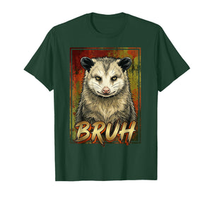 Funny Opossum Bruh Teens Boys Girls Kids Men Possum Meme T-Shirt