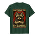 Can't Hear You I'm Gaming Gamer Raccoon Playing Video Game T-Shirt