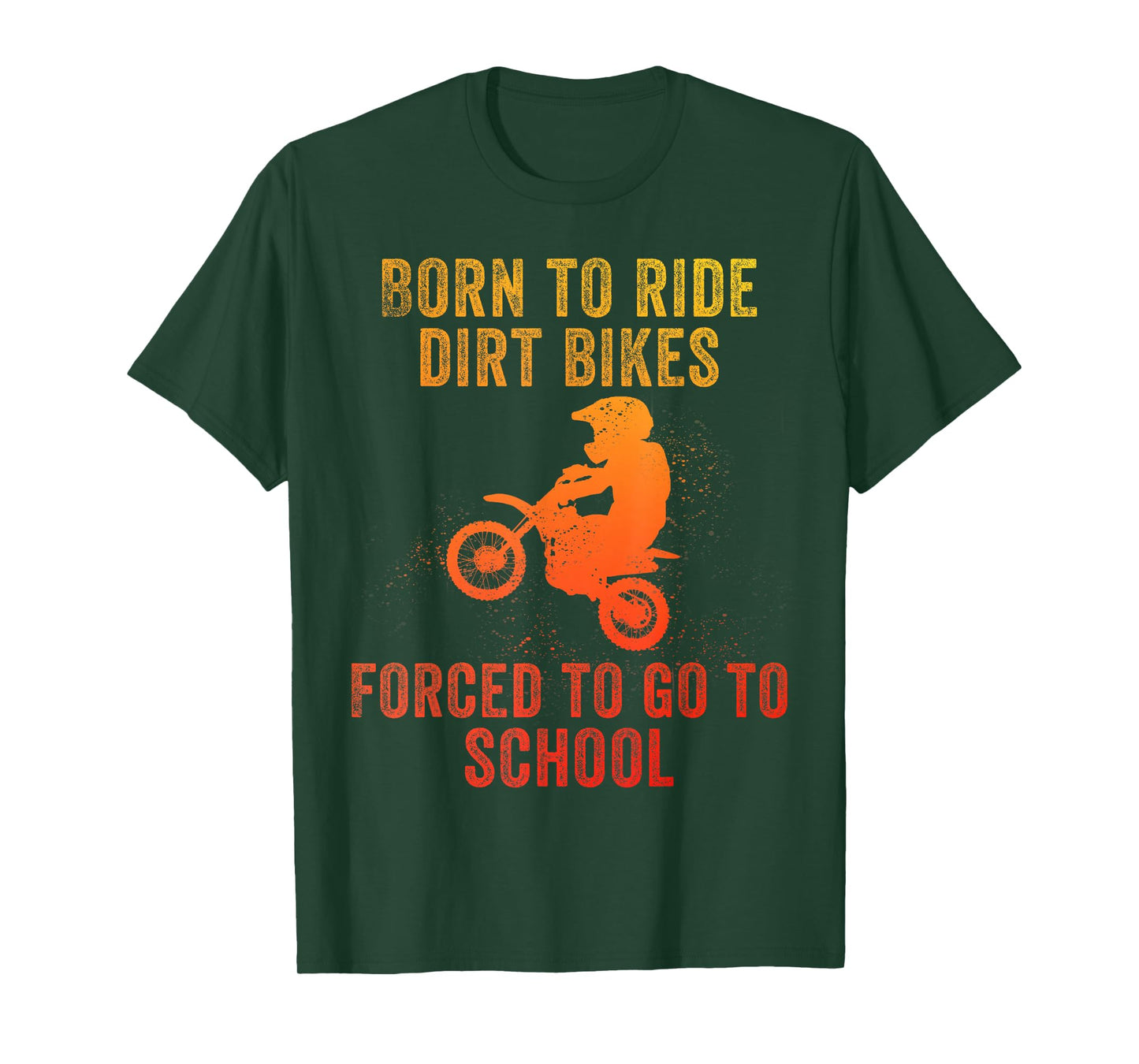 Funny Dirt Bike Art for Boys Girls Motocross Dirt Bike Rider T-Shirt