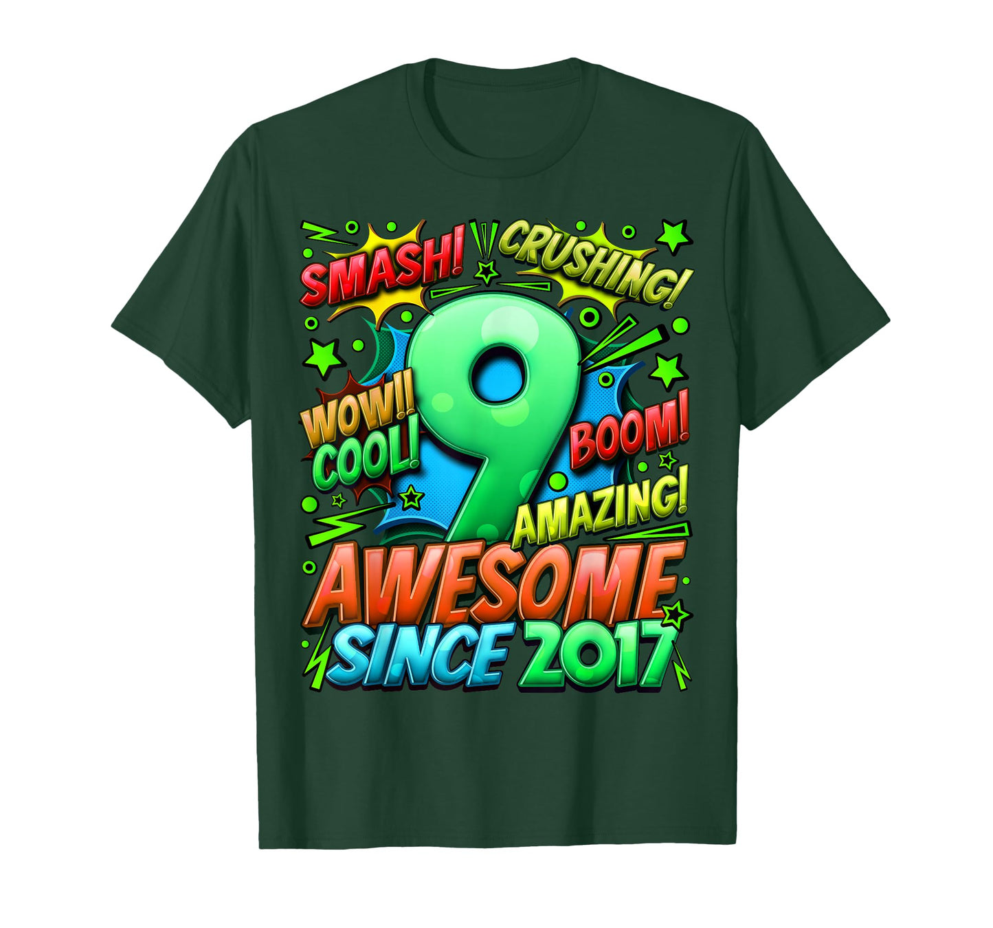 9 Year Old Gifts for Boys 9th Birthday Boy 9 Year Old Boy T-Shirt