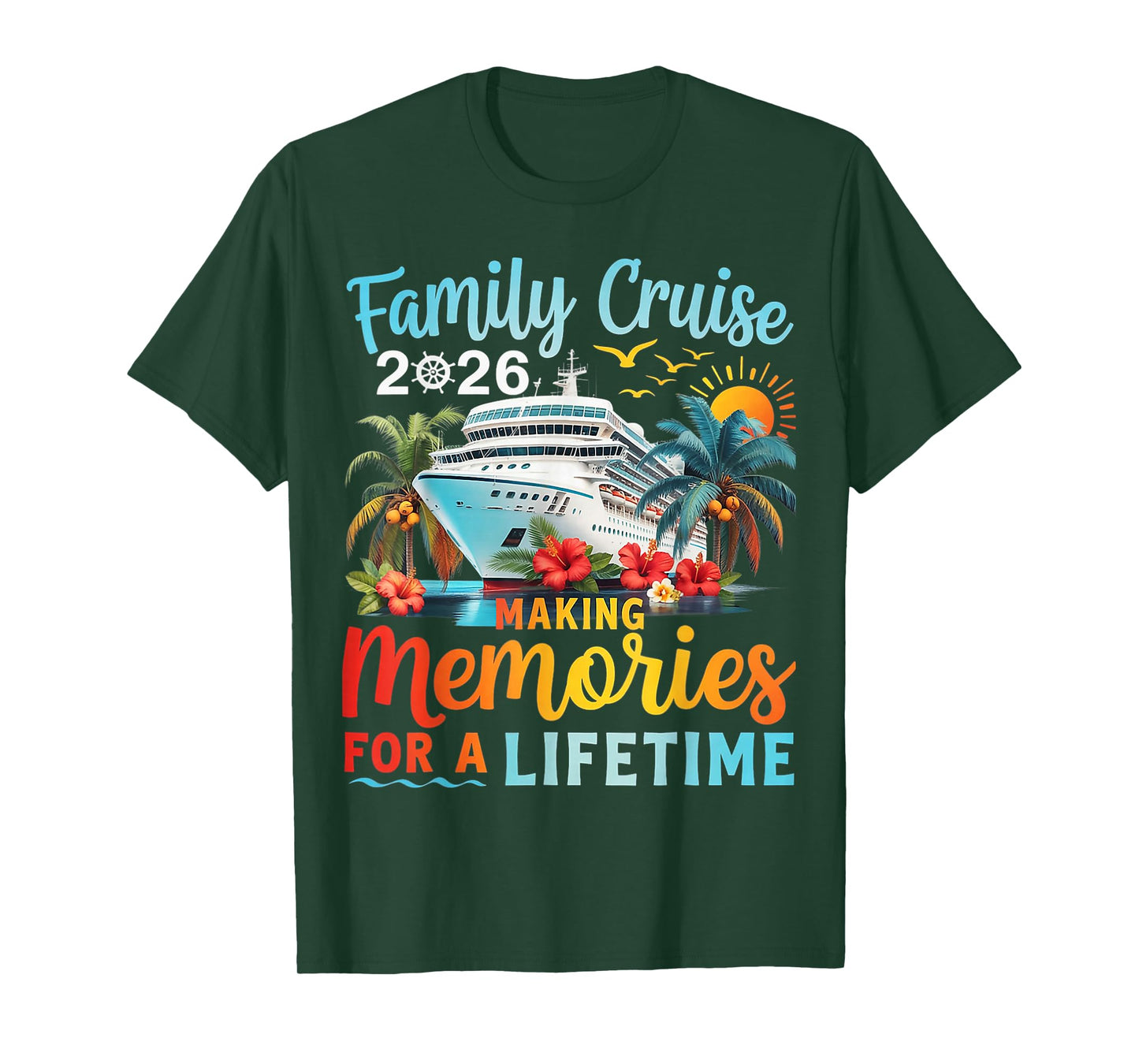 Family Cruise 2026 Family Matching Cruise Vacation Party T-Shirt