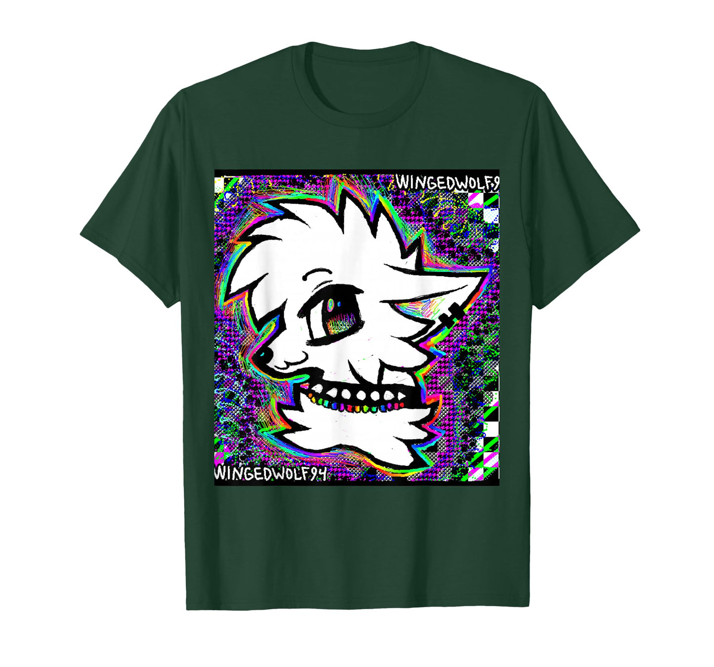 Retro Sparkledog Furry Art T-Shirt