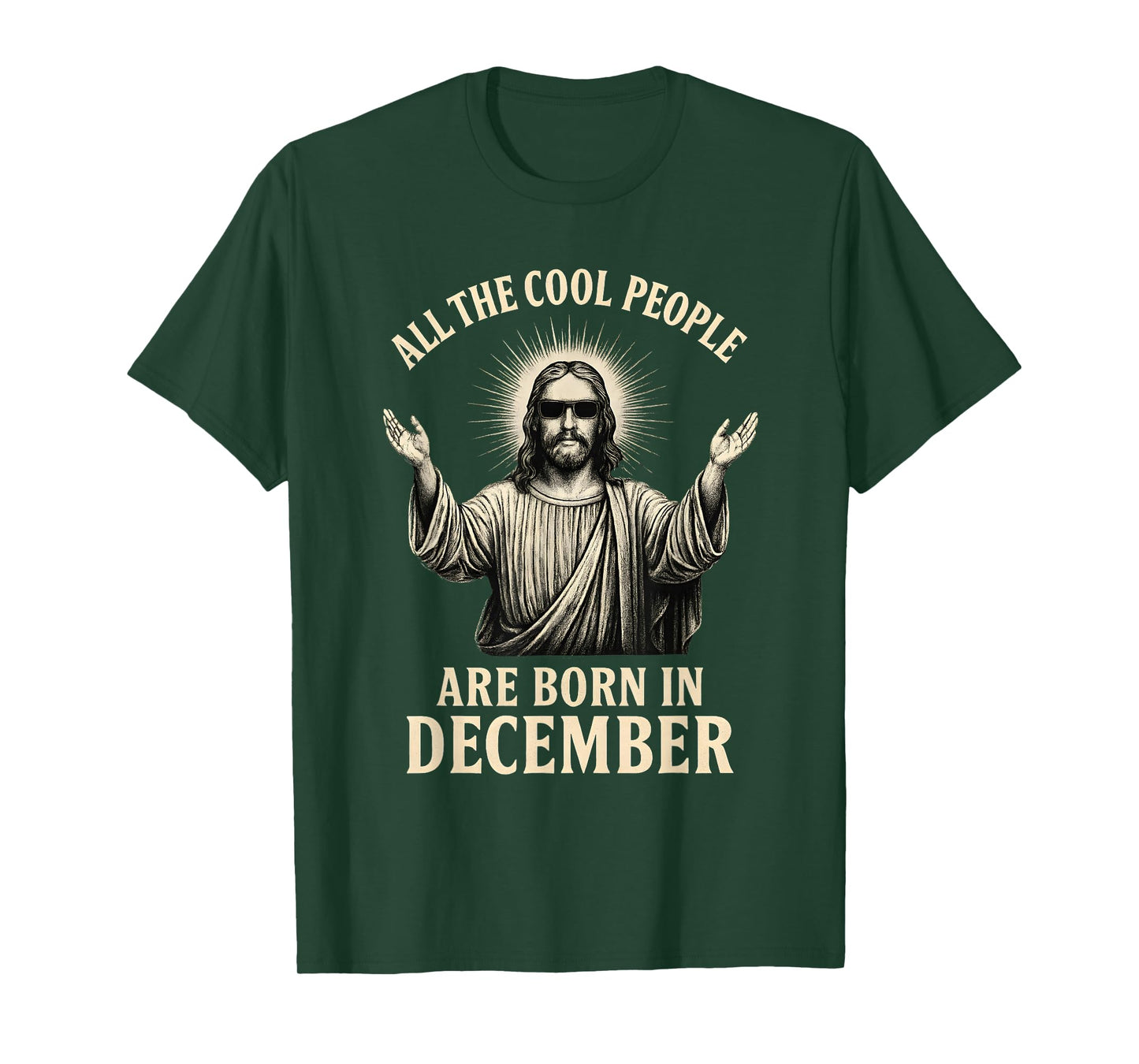 All Cool People are Born in December Birthday Funny Bday T-Shirt