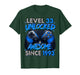 Level 33 Unlocked Awesome Since 1993 33rd Birthday Gaming T-Shirt