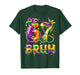 67 Bruh Six Seven Mardi Gras Costume New Orleans Beads Mask T-Shirt