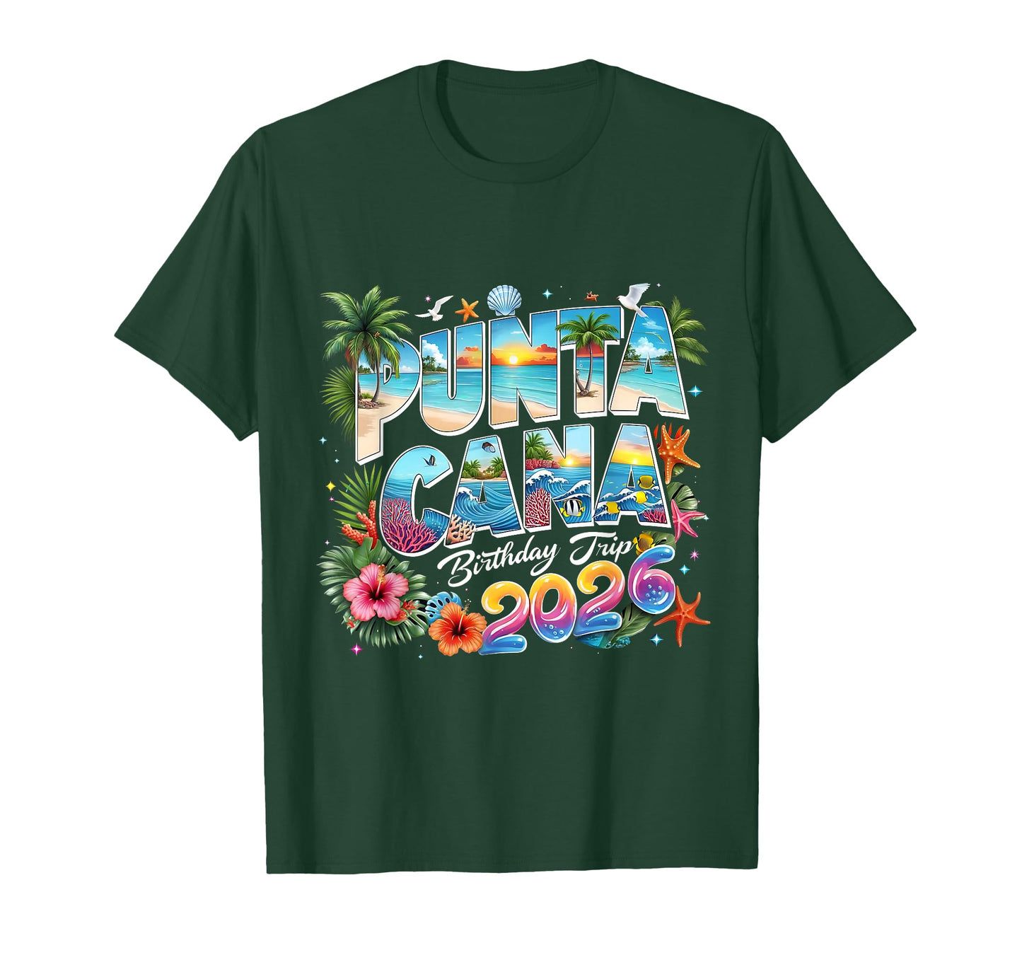 Punta Cana Birthday Trip 2026 Making Memories T-Shirt