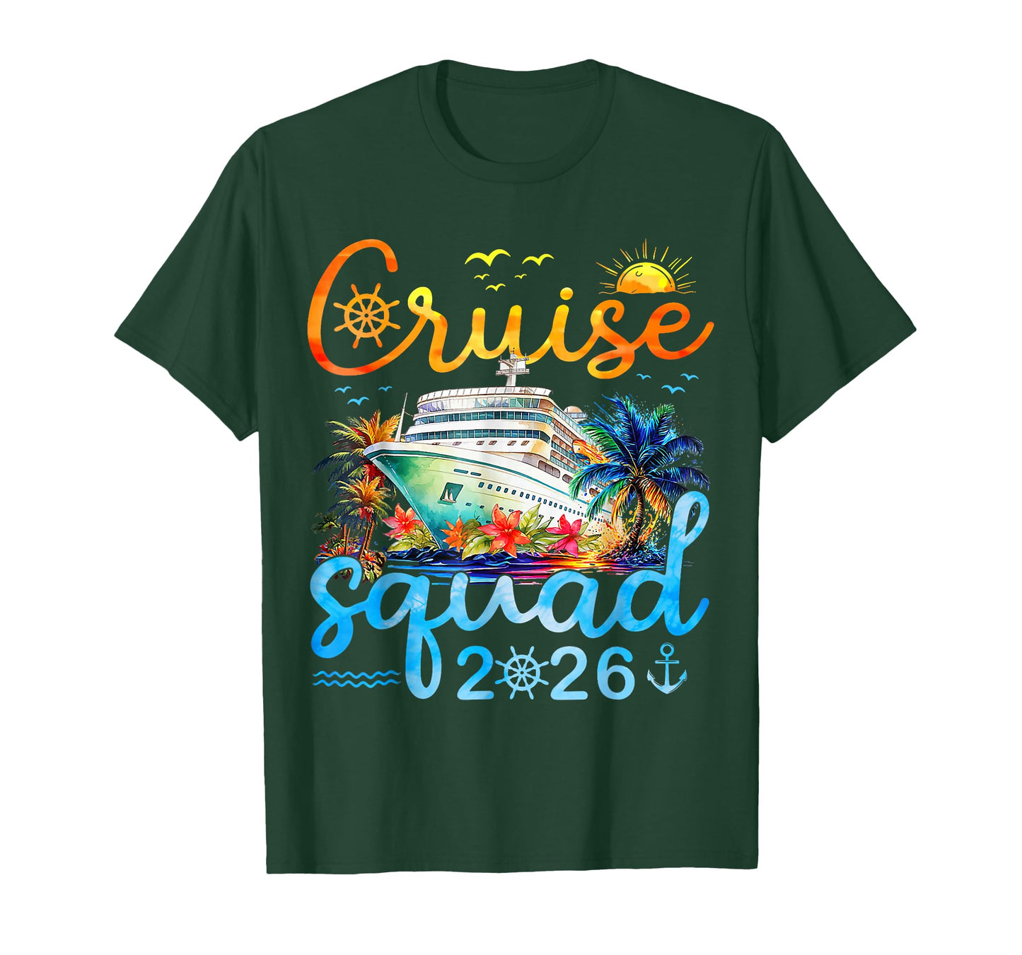 Cruise Squad 2026 Family Friends Vacation Matching Group T-Shirt