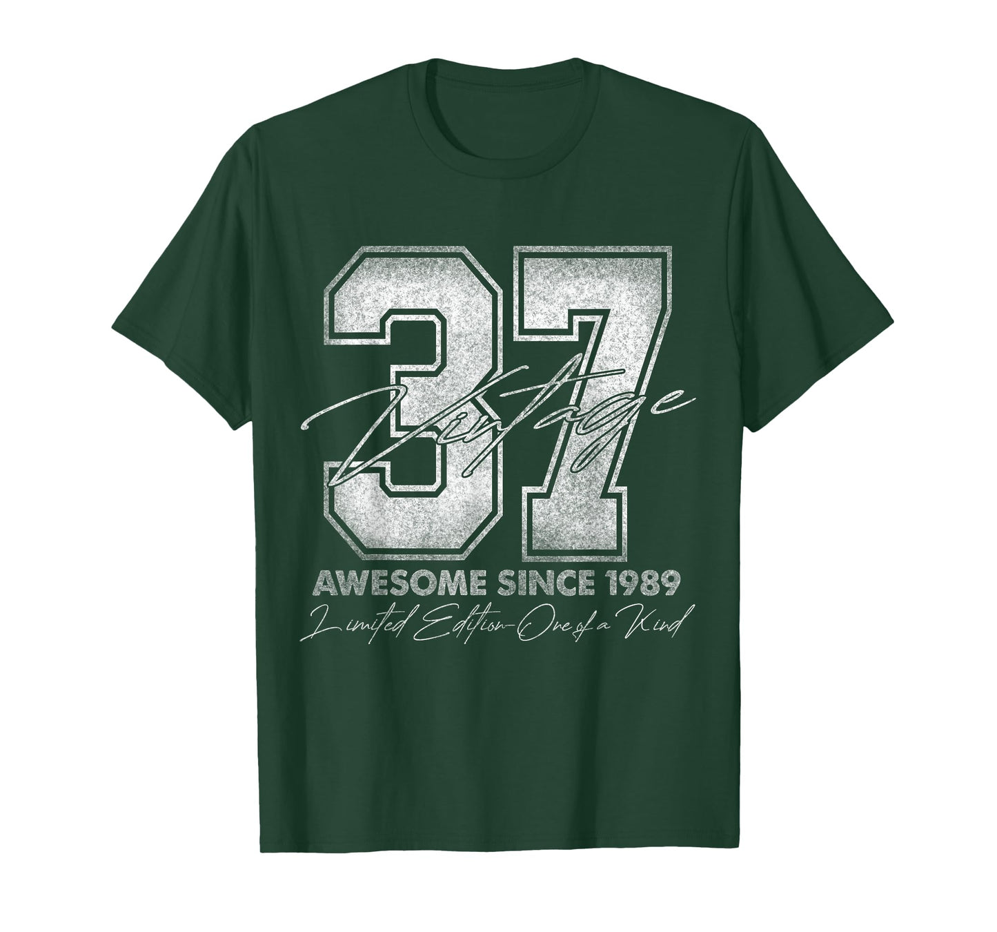 37 Year Old Gifts Vintage 1989 Limited Edition 37th Birthday T-Shirt