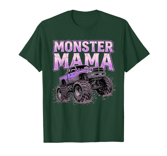 Monster Truck Mama Family Matching Monster Truck Lovers T-Shirt