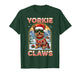 Christmas Santa Yorkie Claws Dog Owner Yorkshire Terrier T-Shirt