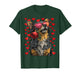 Cute Chihuahua with Heart Glasses Rose Valentine's Day Dog T-Shirt