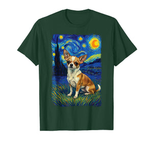 Chihuahua Starry Night T-Shirt