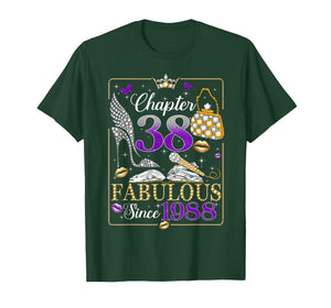 38th Birthday Queen Chapter 38 Fabulous Since 1988 Women T-Shirt