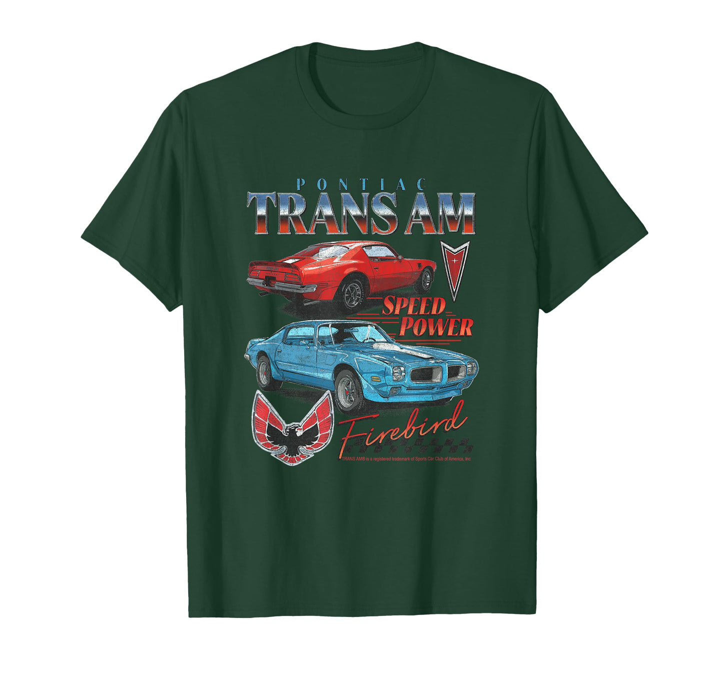Trans Am Pontiac Firebird Vintage Muscle Car Speed Power T-Shirt