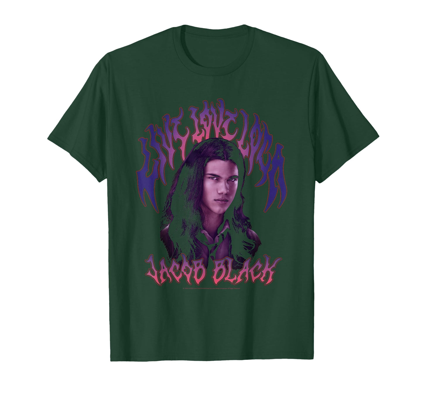 Twilight Live Love Loca Jacob Heavy Metal Werewolf Movie T-Shirt