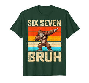67 Meme Bigfoot Funny Six Seven Bruh Bigfoot Kids Boys Teens T-Shirt