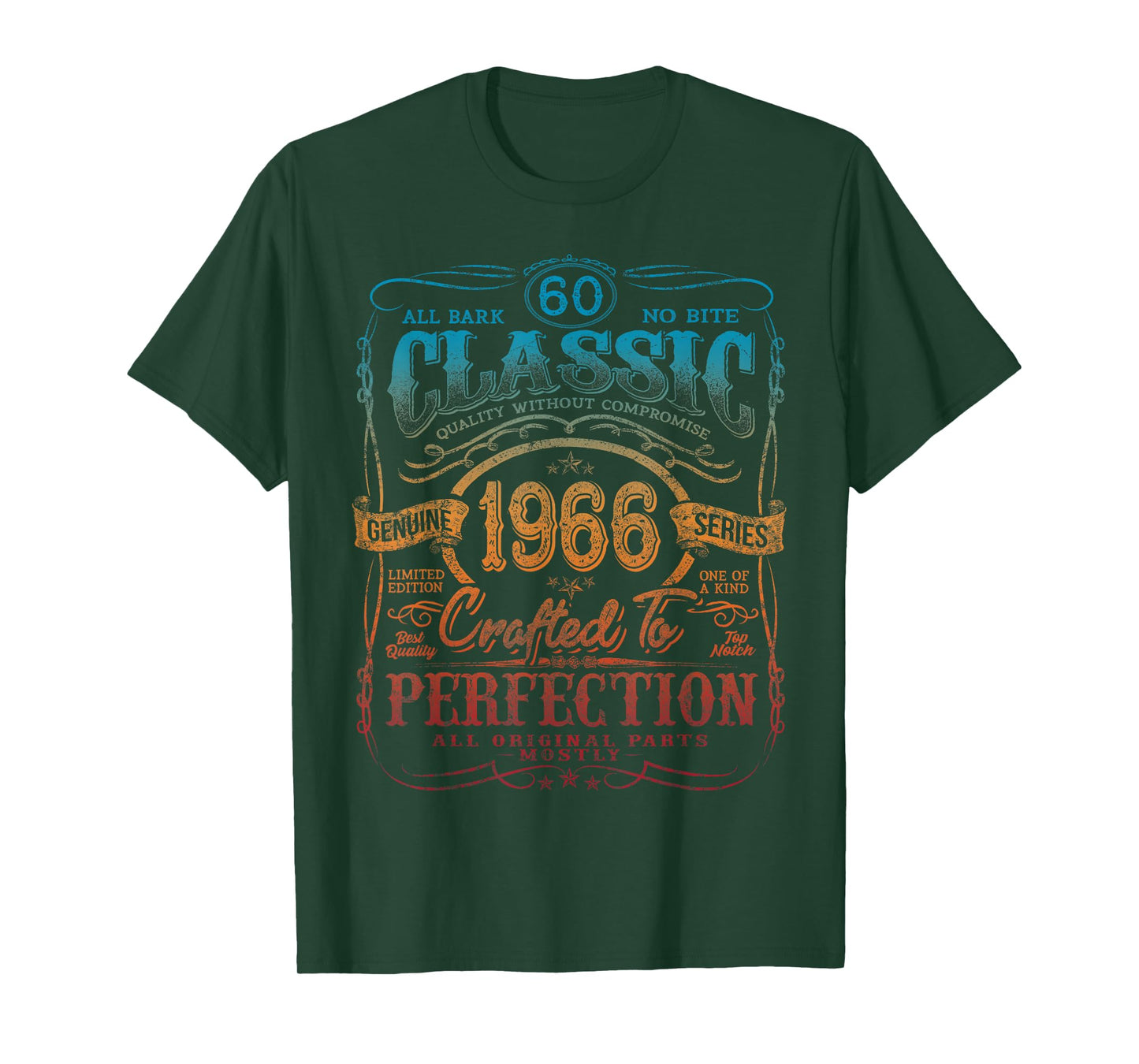Vintage 1966 Limited Edition Shirt 60 Year Old 60th Birthday T-Shirt