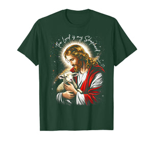 The Lord is My Shepherd Jesus Lamb Faith Christian Easter T-Shirt