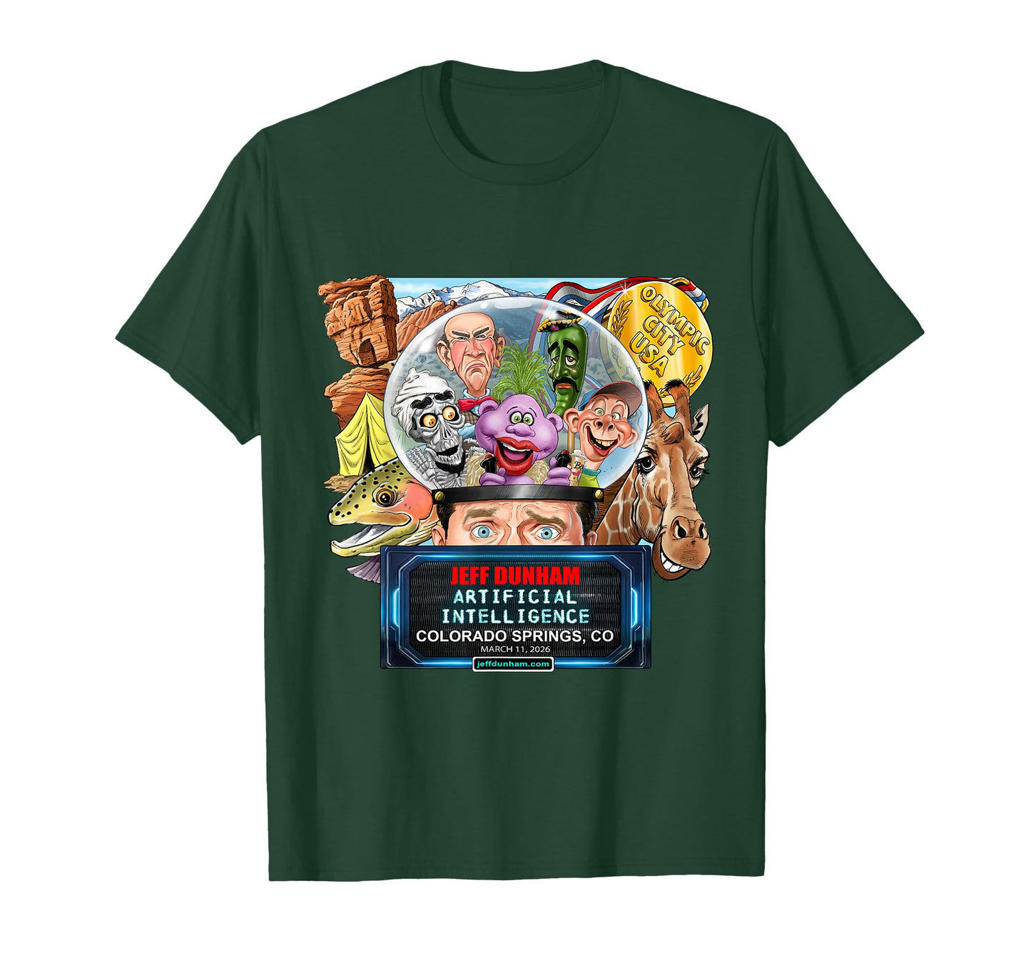 Jeff Dunham Colorado Springs, CO (2026) T-Shirt