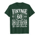 60 Year Old Gifts Vintage 1966 Limited Edition 60th Birthday T-Shirt