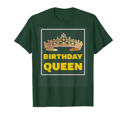 Birthday Queen- Golden T-Shirt