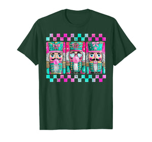 Colorful Preppy Nutcracker Design for Christmas Lovers T-Shirt