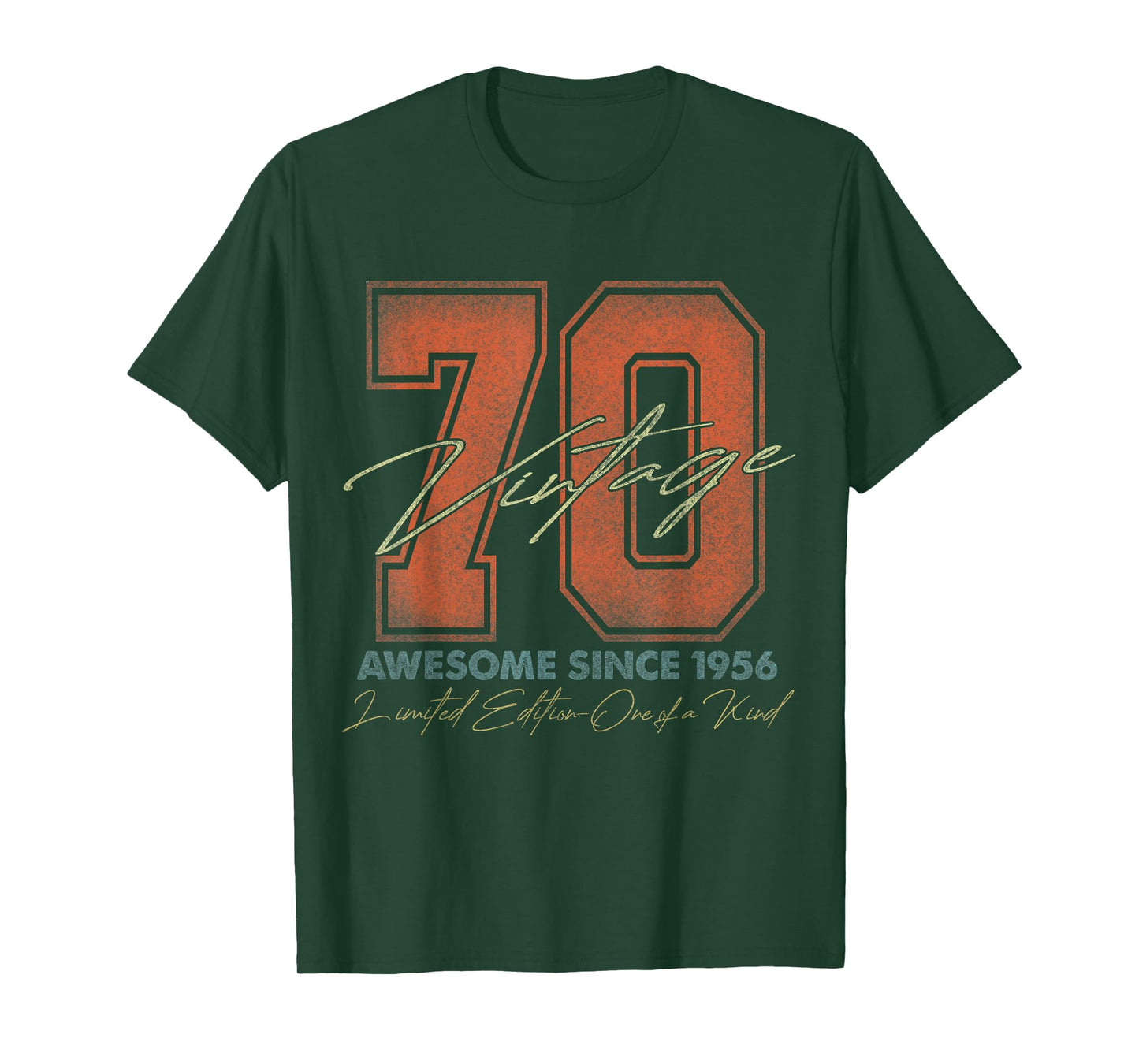 70 Year Old Gifts Vintage 1956 Limited Edition 70th Birthday T-Shirt