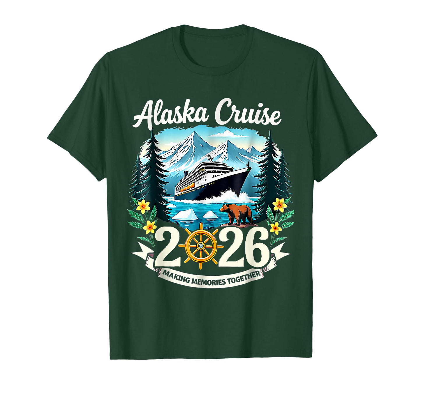 Matching Family Friends and Group Alaskan Alaska Cruise 2026 T-Shirt