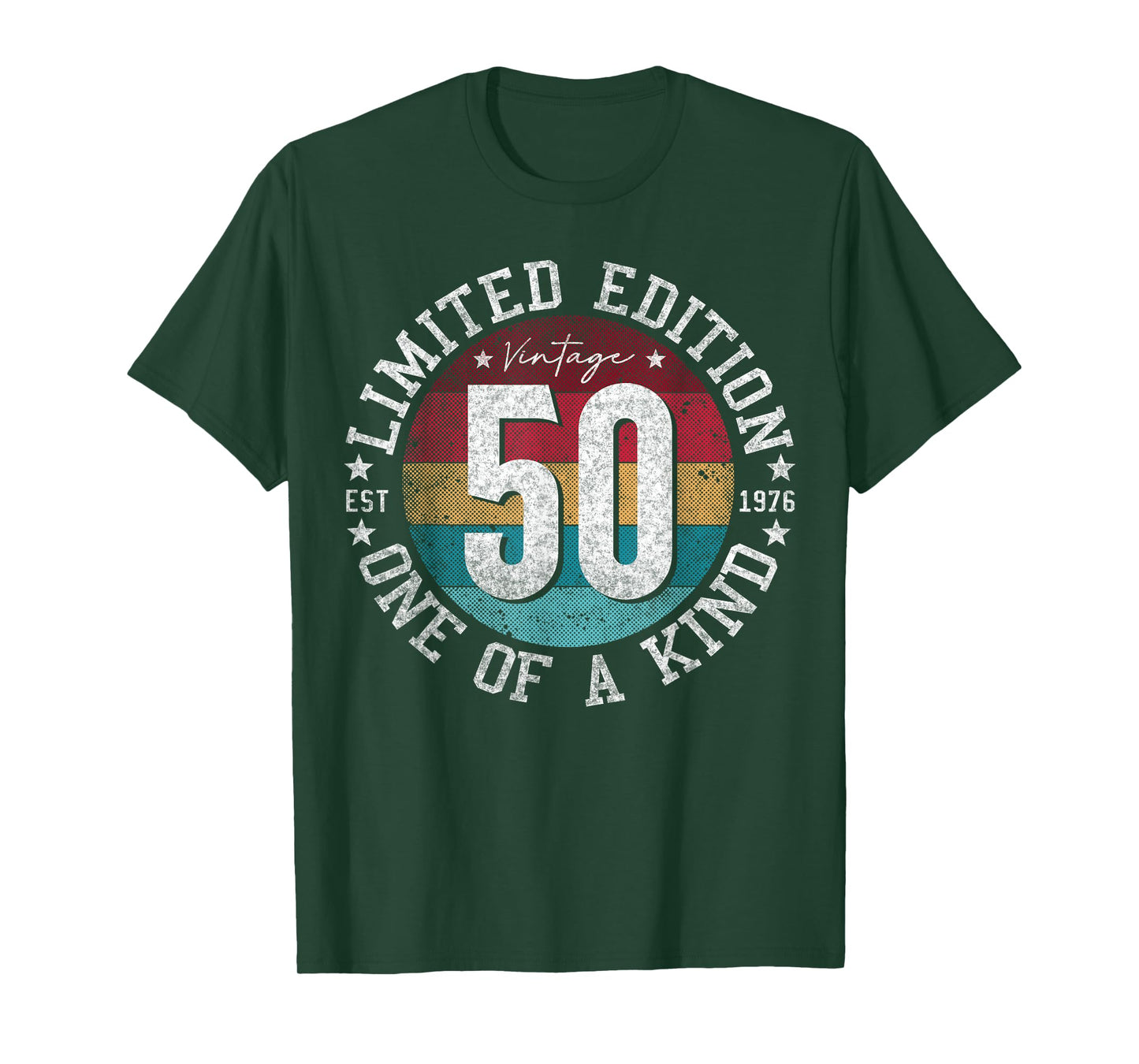 50 Year Old Gifts Vintage 1976 Limited Edition 50th Birthday T-Shirt