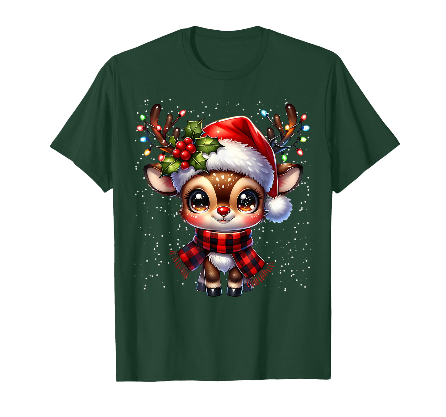 Merry Christmas Reindeer Men Women Family Matching Reindeer T-Shirt
