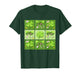 Cute Coquette Bow Shamrocks Nurses St. Patrick's Day Girls T-Shirt