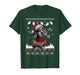 Cute Dachshund Christmas Wearing Sweater Funny Xmas Dog T-Shirt