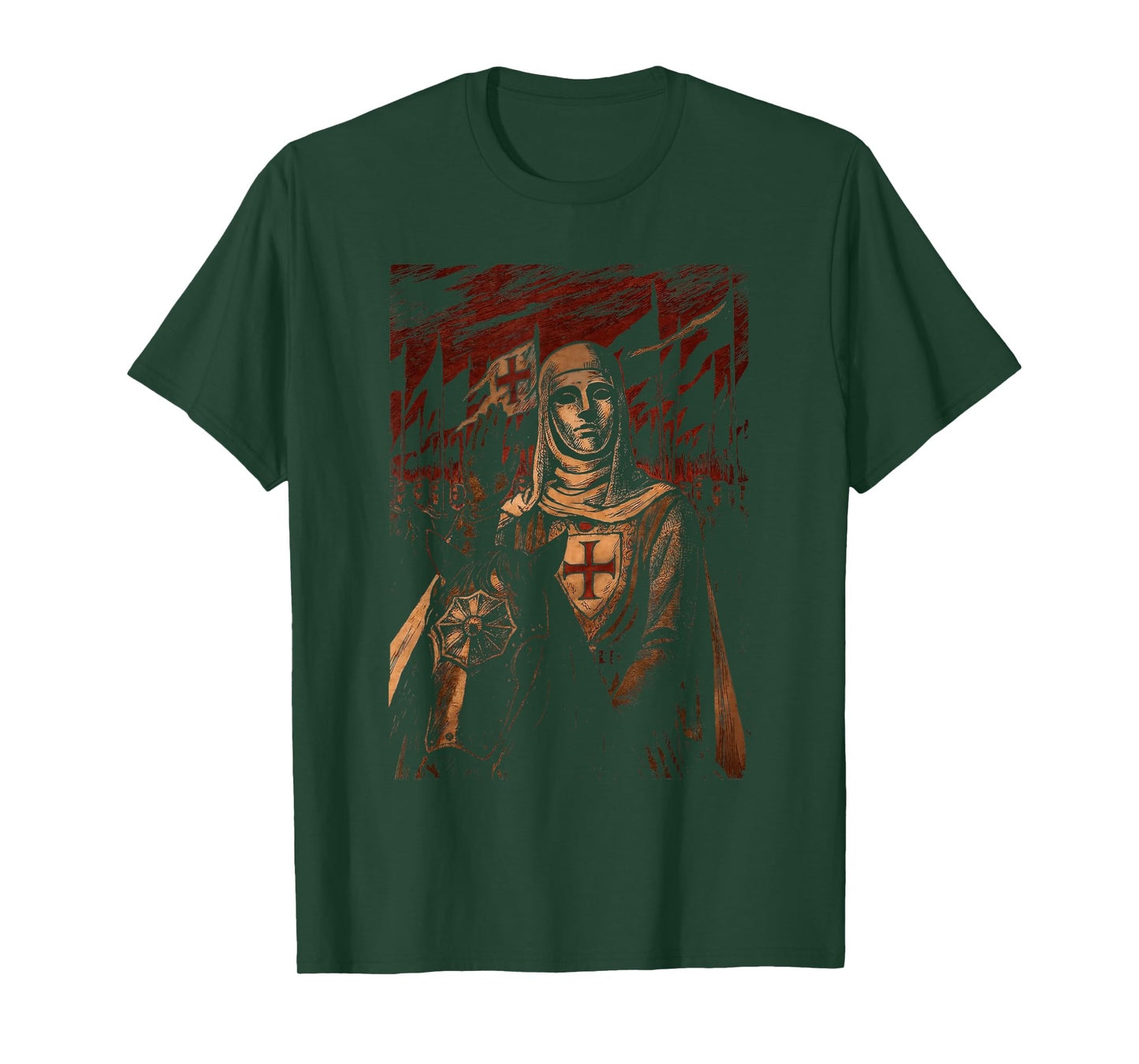 Sliver Mask King Baldwin IV Meme The Leper King Warrior T-Shirt