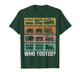 Who Tooted Funny Train Lovers Locomotive Railroad Collector T-Shirt