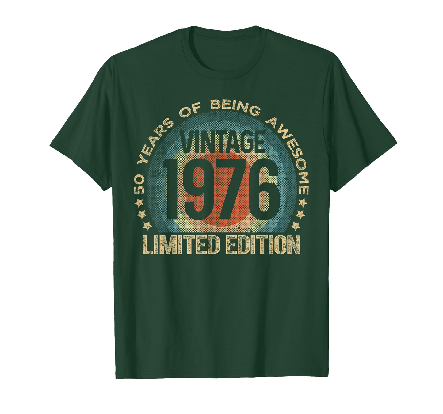 50 Year Old Gifts Vintage 1976 Limited Edition 50th Birthday T-Shirt