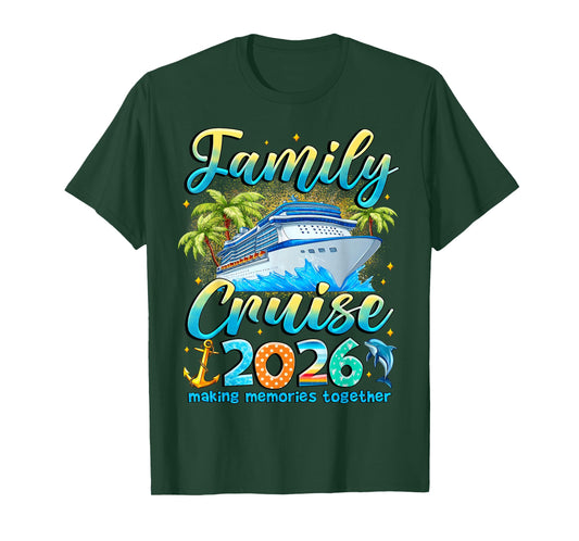 Family Cruise Squad 2026 Group Matching Summer Vacation Trip T-Shirt