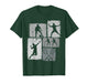 Badminton Player Collage Men Kids Coach Youth Boys T-Shirt