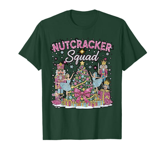 Ballet Nutcracker Pajamas Shirt, Christmas Nutcracker Squad T-Shirt