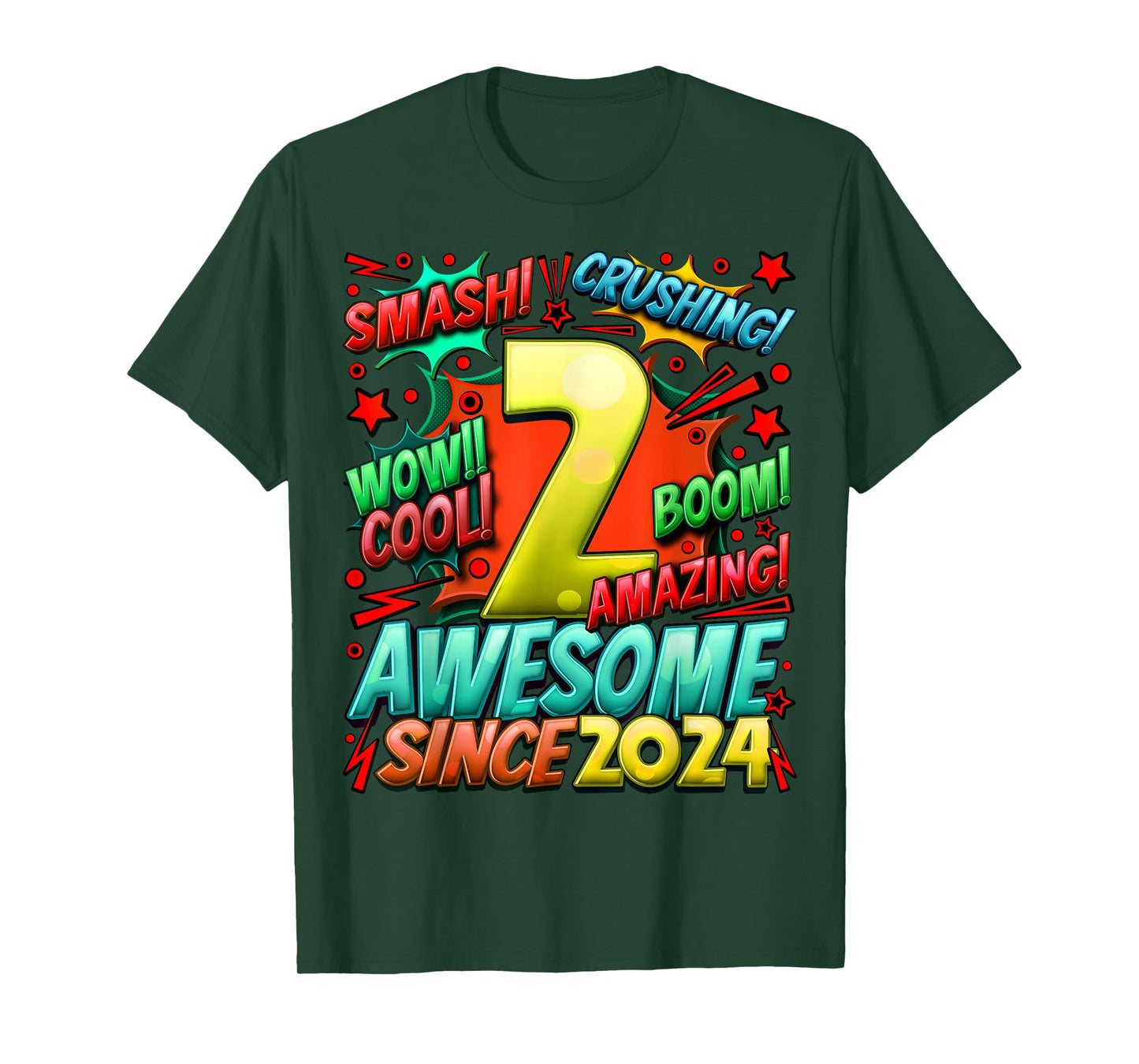 2 Year Old Gifts for Boys 2nd Birthday Boy 2 Year Old Boy T-Shirt