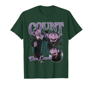 Sesame Street Count Von Count Bootleg Style T-Shirt