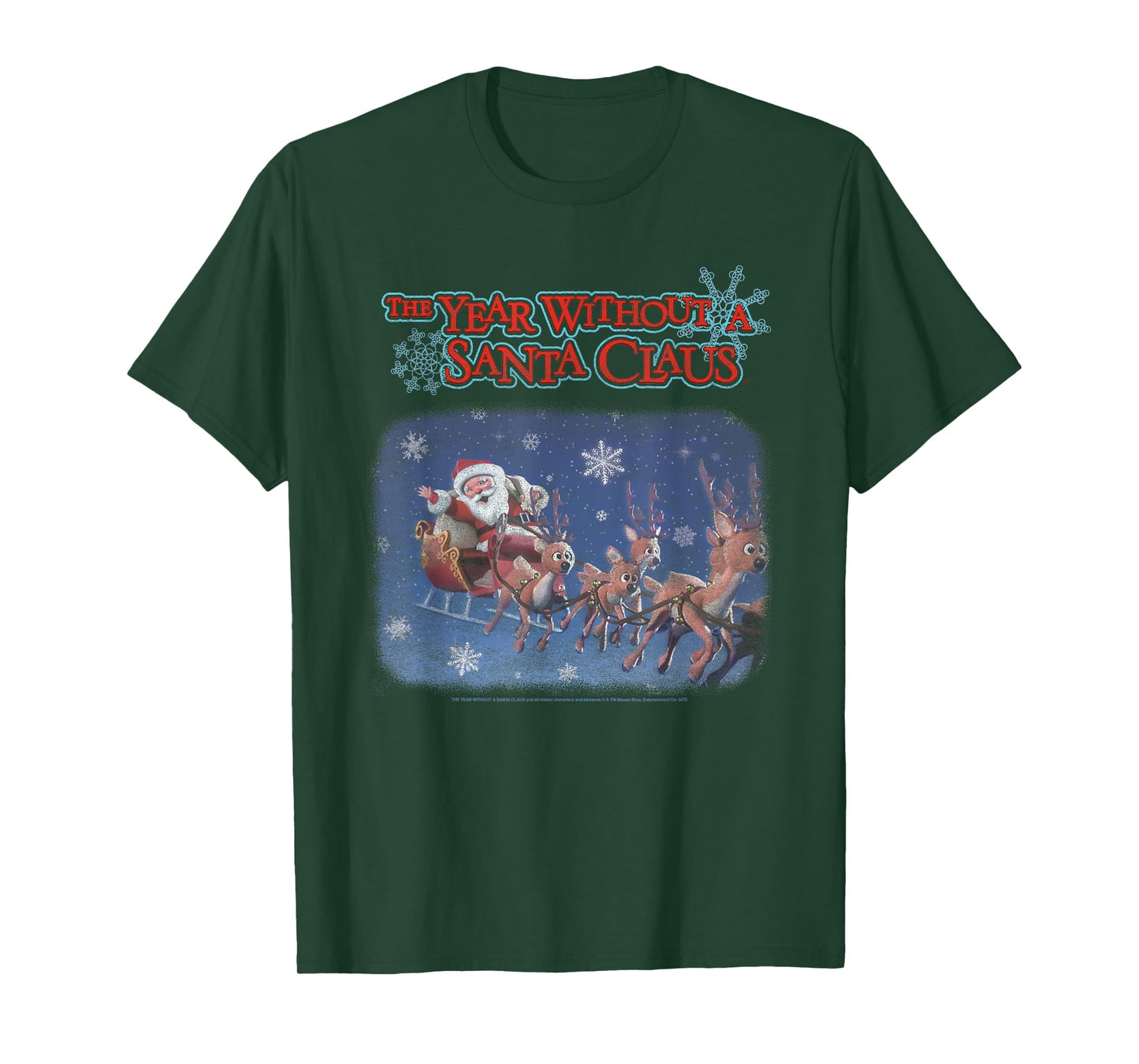 Year Without a Santa Claus Poster Art and Logo Christmas T-Shirt